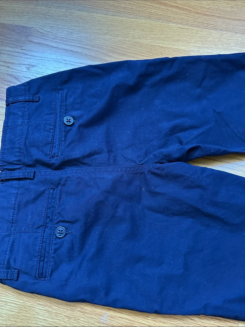 Boy’s Navy Chino Pants - Classic Straight Fit